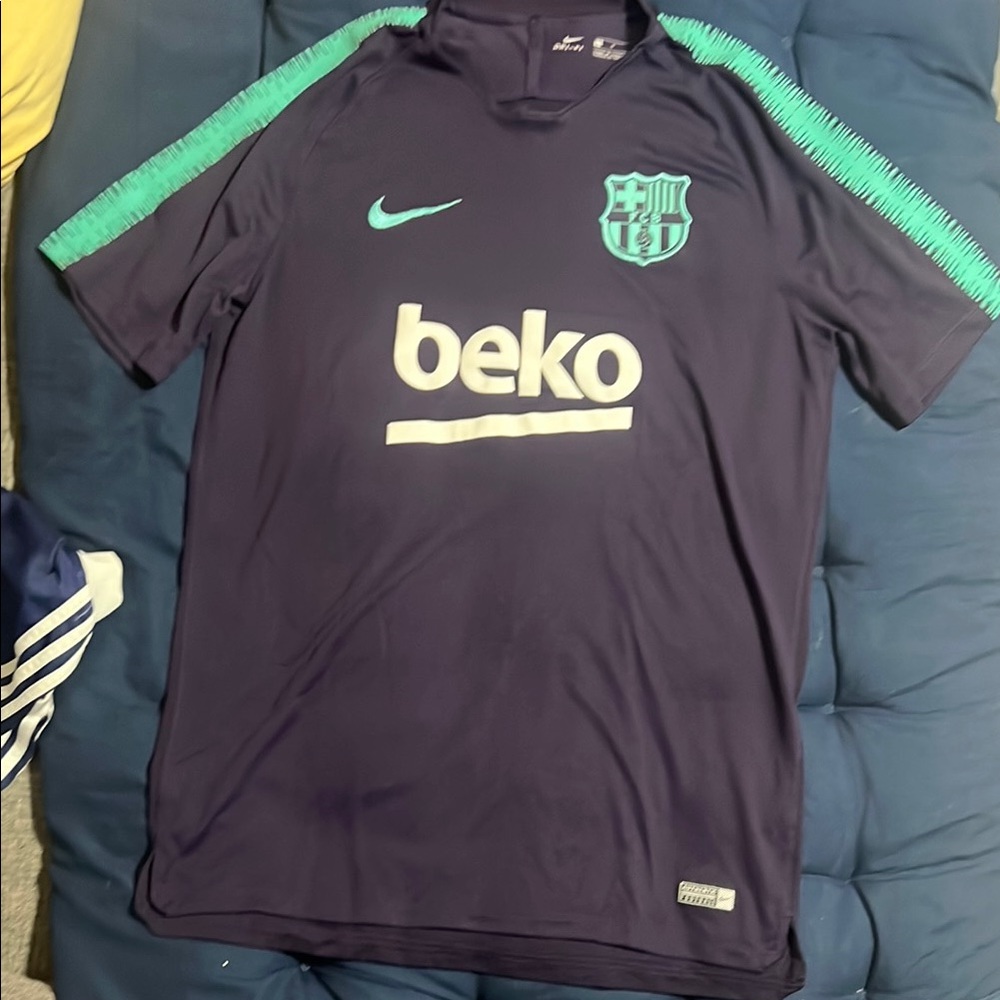 Nike Kids Barcelona Dark Blue Jersey